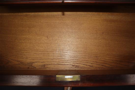 A 19th century French rosewood breakfront commode stamped Grohe, Paris W.147cm